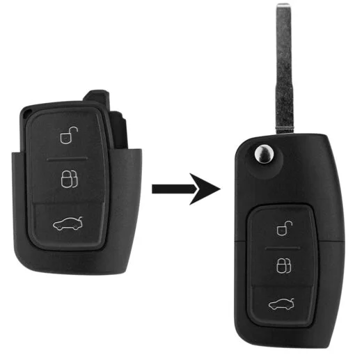 Ford Car Remote Replacement Buttons AOFO-CB01 Case