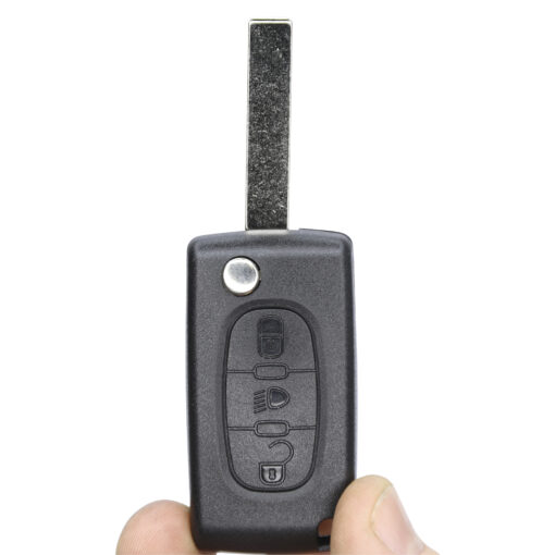Citroen 3 Button Replacement Car Key Case HU83 No Battery Clip - Image 5