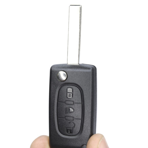Citroen 3 Button Replacement Car Key Case HU83 No Battery Clip - Image 4