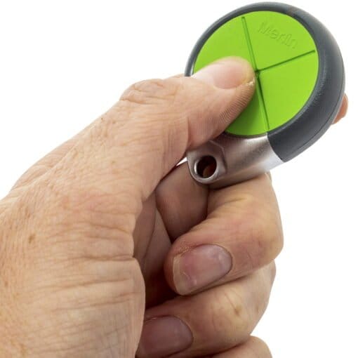 Merlin E970M Garage Door Keyring Remote Control Hand Size
