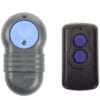Aftermarket Merlin M802 Blue Button Visor Garage Remote with 12 Dipswitches