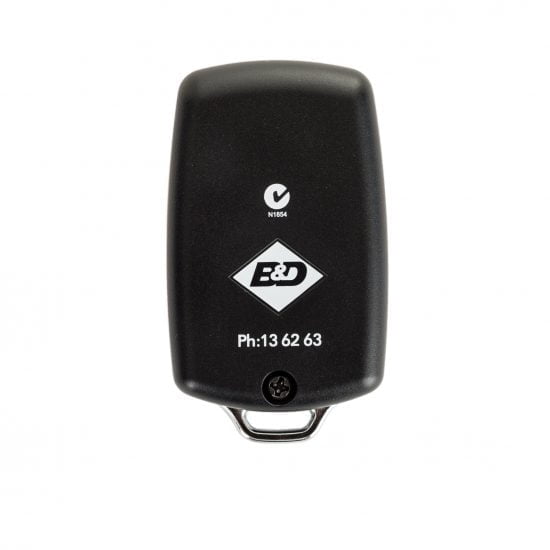 B&D TB6 Red Remote Control Transmitter Back