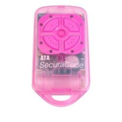 ATA PTX4 Pink Garage Door Remote SecuraCode Front