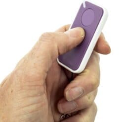 Nice Era Inti Purple Garage Door Remote Control Hand