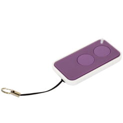Nice Era Inti Purple Garage Door Remote Control Angle