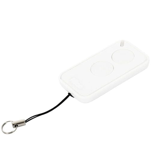Nice Era Inti White Garage Door Remote Control Angle