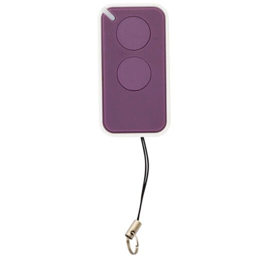 Nice Era Inti Purple Garage Door Remote Control Front