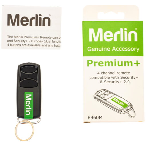 Merlin E960M PREMIUM Garage Door Remote Control Security +2.0 & Security+ C945 - Image 3