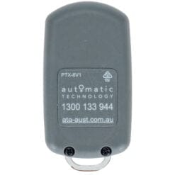 ATA PTX6 Grey Remote Control Keyring Back