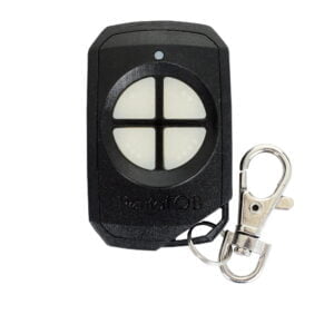 FOB43304BLK Black 4 Button Remote Control Front