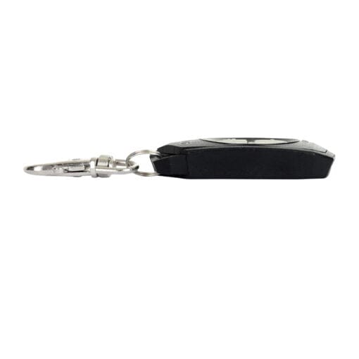 FOB43304BLK Black 4 Button Remote Control Side