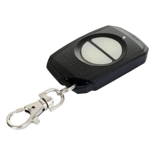 FOB43302BLK Black 2 Button Remote Control Angle
