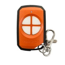 FOB43304 Orange 4 Button Remote Control Front