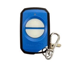 FOB43302BLU Blue 2 Button Remote Control Front