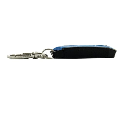 FOB43302BLU Blue 2 Button Remote Control Side
