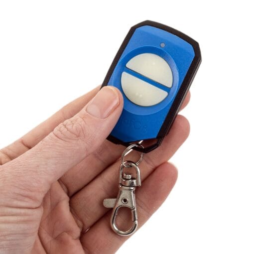 FOB43302BLU Blue 2 Button Remote Control Hand