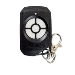 FOB43305BLK Black 5 Button Remote Control Front