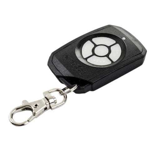 FOB43305BLK Black 5 Button Remote Control Angle