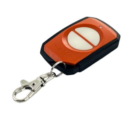 Elsema FOB40032 Orange Garage Door Remote Control Angle
