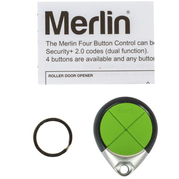 Merlin E970M E970 Garage Door Remote Control Security+ 2.0 Contents