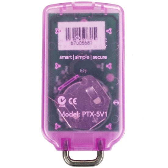 ATA Pink PTX-5 Garage Door Remote Control Back