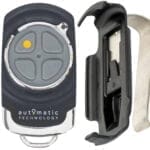 thumbnail image 2 of ATA PTX-6v1 TrioCode128 Garage Door Remote Control – 433MHz, 4-Button, Grey (61228) 2 of 5