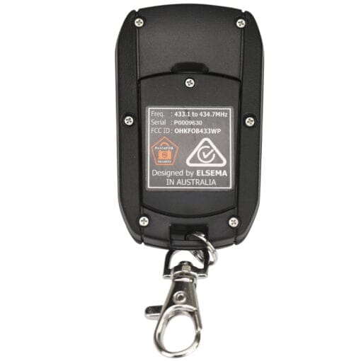 Elsema Waterproof Remote Control Back