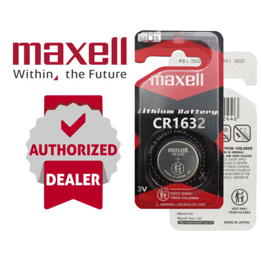 Maxell CR1632 3V Lithium Coin Button Battery - DL1632 ECR1632 KCR1632 BR1632 - Image 3