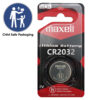 Maxell CR2032 3V Lithium Coin Button Battery - DL2032 ECR2032 KCR2032 BR2032