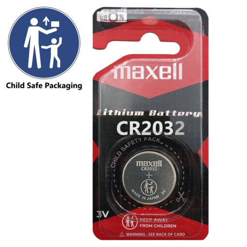 Maxell CR2032 3V Lithium Coin Button Battery - DL2032 ECR2032 KCR2032 BR2032