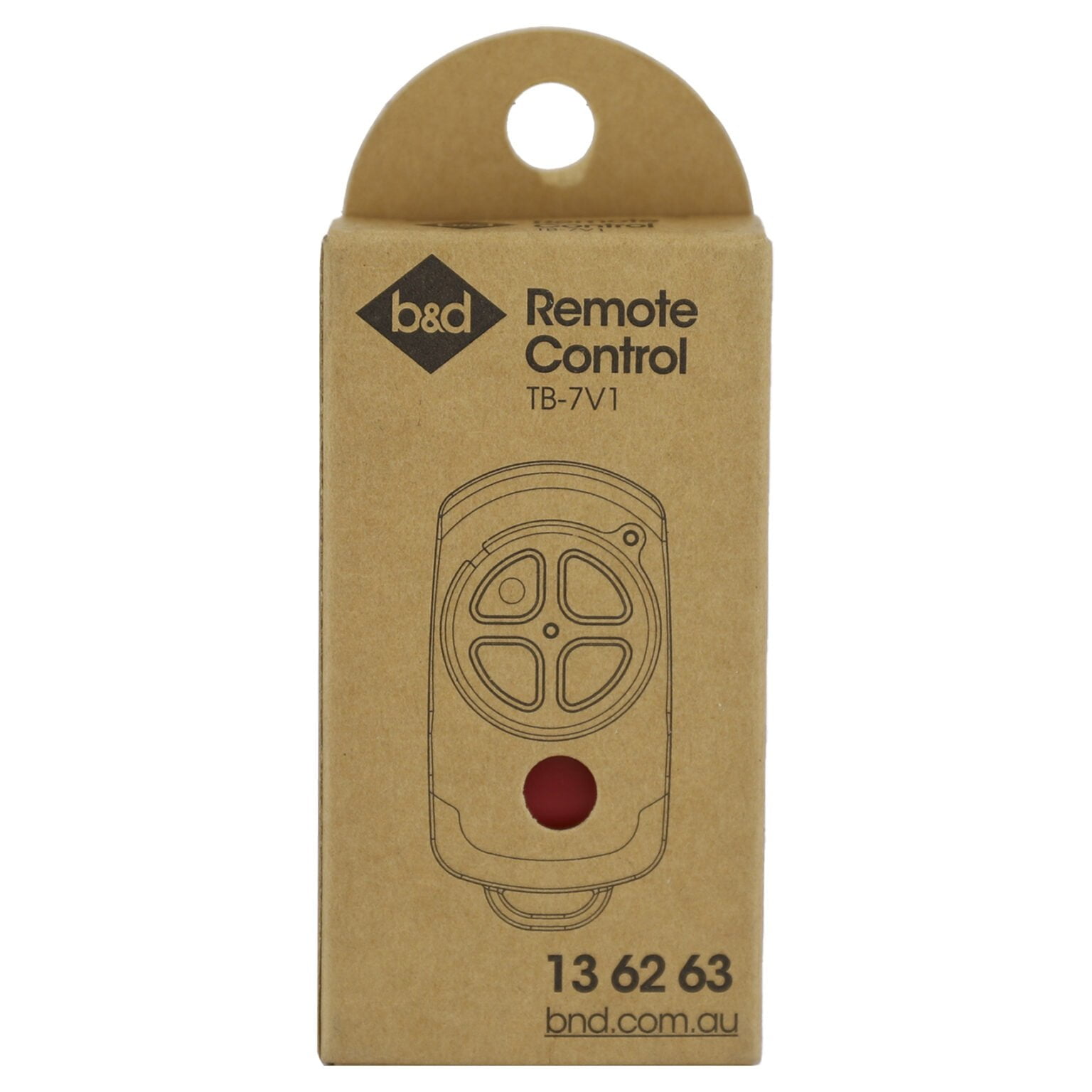 B&D Doors TB-7 Garage Remote Transmitter | National Garage