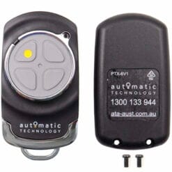 ATA PTX6 Replacement Garage Door Remote Case Black