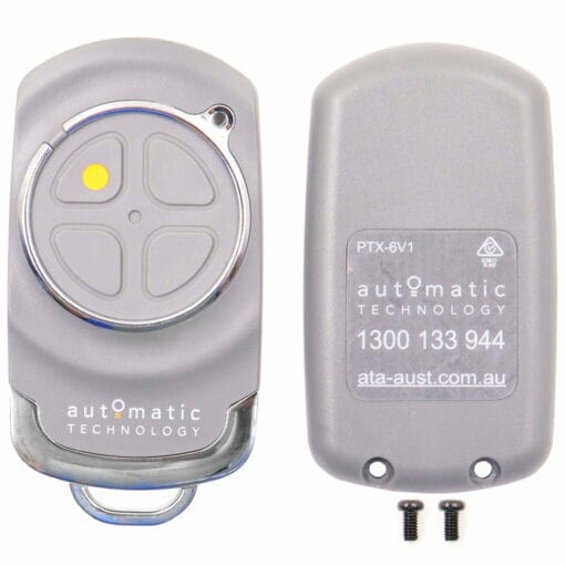 ATA PTX6 Replacement Garage Door Remote Case Grey