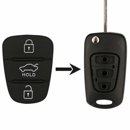 Hyundai Car Remote Replacement AOHY-B01 Buttons Case 2