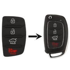 Hyundai Car Remote Replacement Buttons AOHY-B04 Case No Key