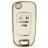 Holden White Car Key Cover | Barina, Cruze, Trax