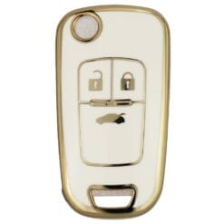 Holden White Car Key Cover | Barina, Cruze, Trax