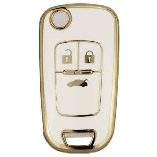 Holden White Car Key Cover | Barina, Cruze, Trax