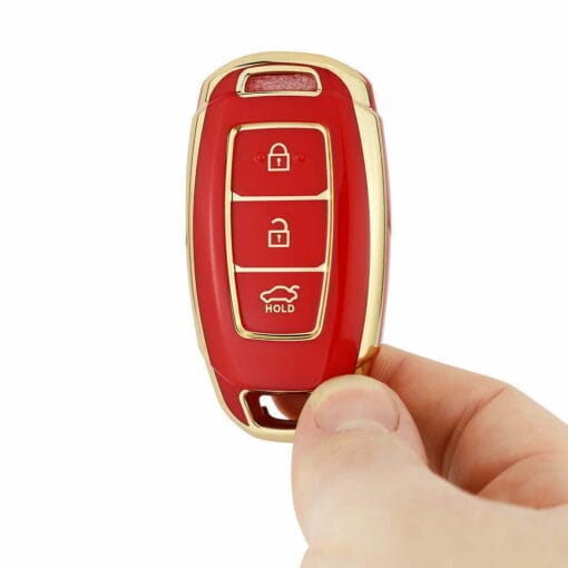Hyundai Red Car Key Cover | i30 N-Line, i30 SR - Image 3