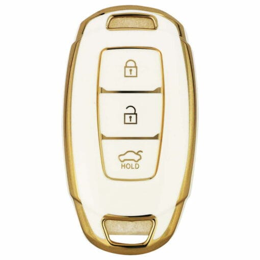 Hyundai White Car Key Cover | i30 N-Line, i30 SR