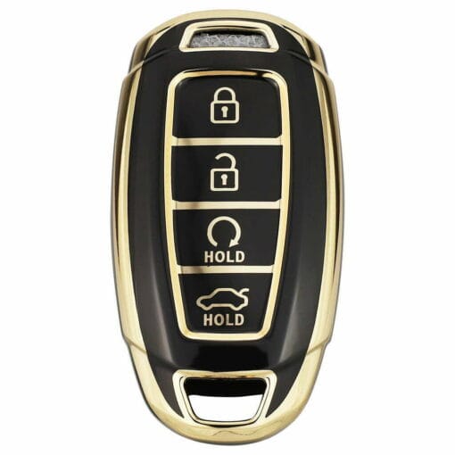 Hyundai Black Car Key Cover | i30, Elantra, Tucson, Kona