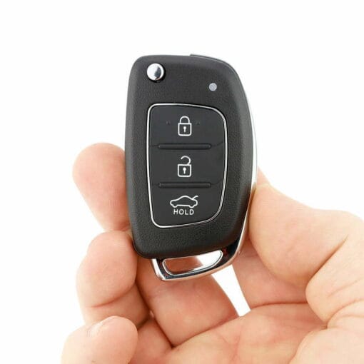 Hyundai Santa Fe iX45 3 Button Car Key Replacement Remote Case/Shell - Image 3