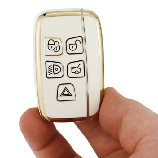 Land Rover White Car Key Cover | Range Rover, Freelander, Evoque, Discovery - Image 3