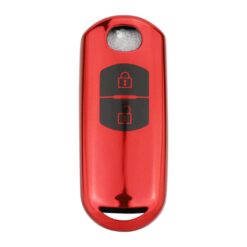 Mazda Red 2 Button Car Key Cover | 2, 3, 6, CX-3, CX-5