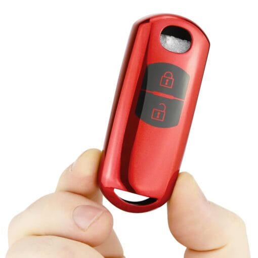 Mazda Red 2 Button Car Key Cover | 2, 3, 6, CX-3, CX-5 - Image 4