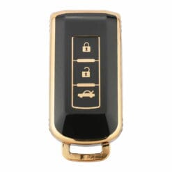 Mitsubishi Black 3 Button Car Key Cover | Outlander, ASX, Lancer