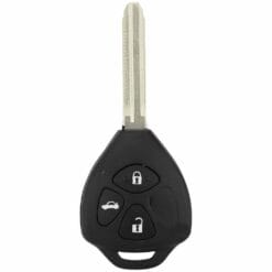 Toyota 3 Button Replacement Car Key To Suit Toyota Corolla/Camry/Avalon
