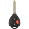Toyota 3 Button Replacement Car Key To Suit Toyota Prado/RAV4/Camry