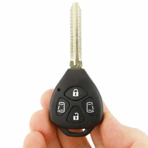 Toyota 4 Button Replacement Car Key - Image 3