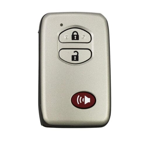 Toyota 3 Button Red Replacement Car Key Fob - Image 6